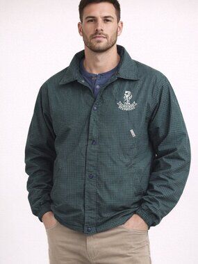 Vintage St Andrews Golf Jacket Scotland Old Course Mens Sz S Excellent